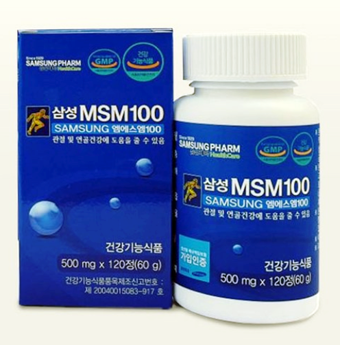  [삼성제약]삼성MSM100/엠에스엠 식이유황 관절케어 효능