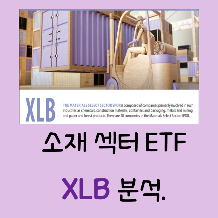 해외주식투자, 미국 ETF]인플레이션 관련 수혜주 소재 관련 ETF XLB (XLB ETF 주가, 분석)