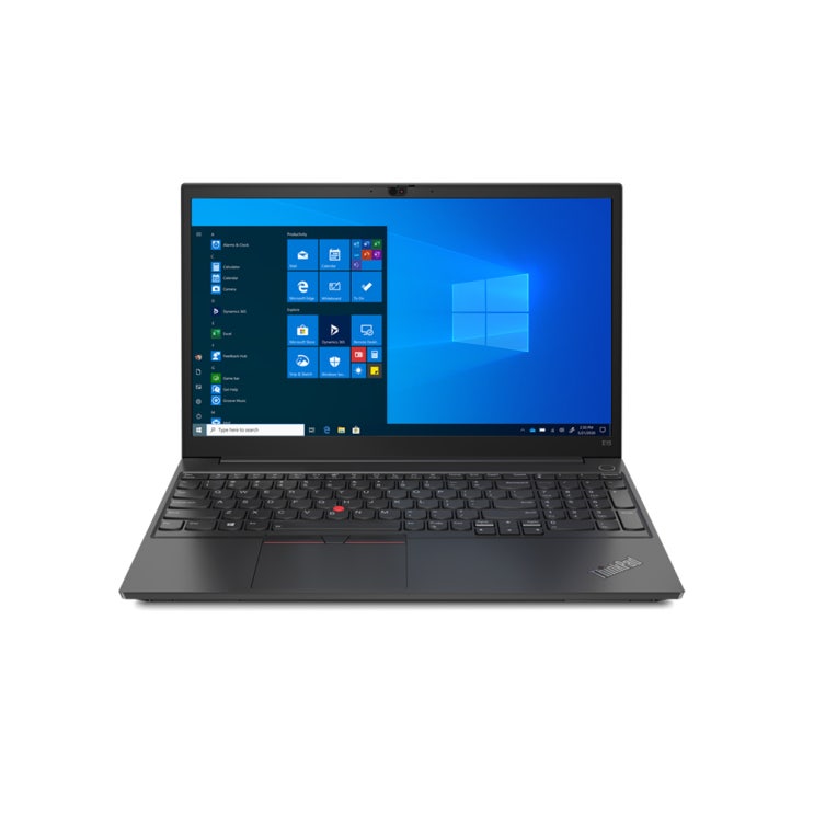 후기가 좋은 레노버 ThinkPad E15 ITL Black 노트북 20TDS00U00 (i5-1135G7 39.6cm MX450 WIN10 Home), 256GB, 윈도우 포함,