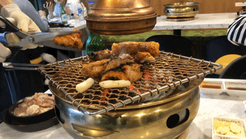  판교 유스페이스 맛집 양대포 - 술이 술술 들어가는 숯불 양대창 닭갈비