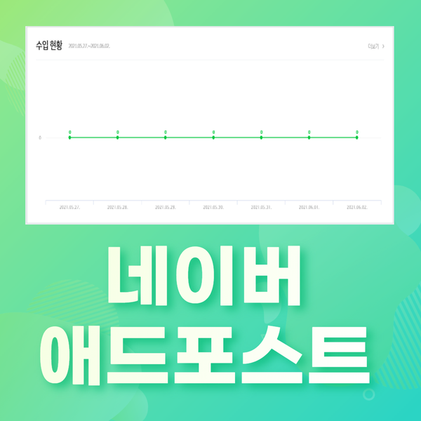  애드포스트 등록 후기 (6/3 등록 첫날 수입 공개합니다.)
