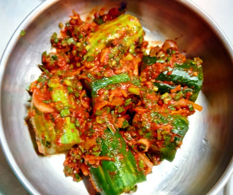  수원요리학원/반찬조리전문가과정 수강중!/6월 2일차 수업/ 오이소박이