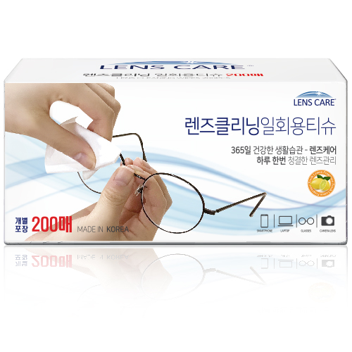 잘나가는 렌즈케어 렌즈클리닝 일회용 티슈 200p, 2개 추천해요 잘나가는 렌즈케어 렌즈클리닝 일회용 티슈 200p, 2개 추천해요