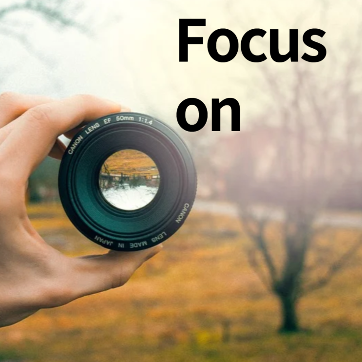  focus on의 뜻, 김 프로님 방송에 focus on 하세요!