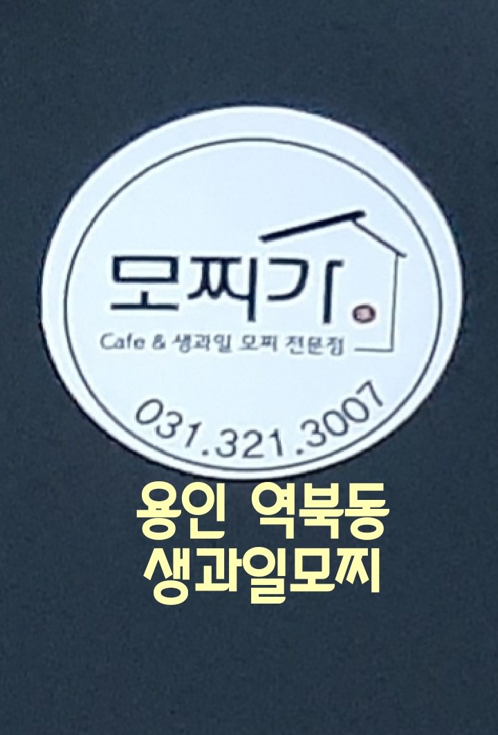 용인 역북동 모찌가 생과일단팥모찌의 고급진 맛
