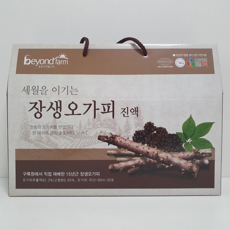  허리관절건강좋은식품 구록원 장성오가피진액