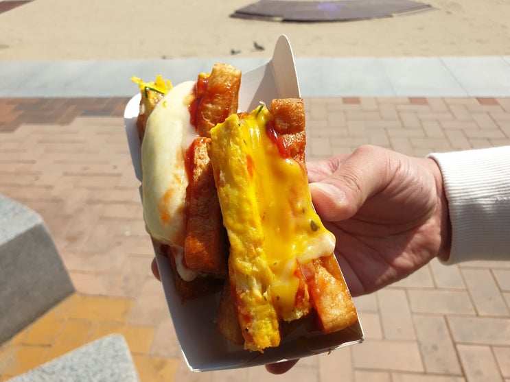  부산 송정 맛집 문토스트