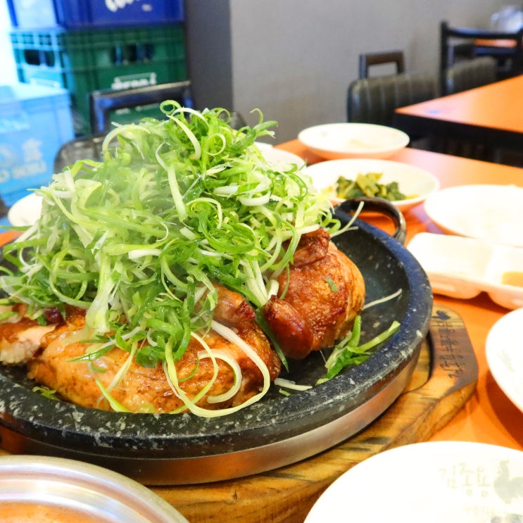  광명치킨집 김종용누룽지통닭에서 먹은 누룽지파닭 광명통닭 짱맛
