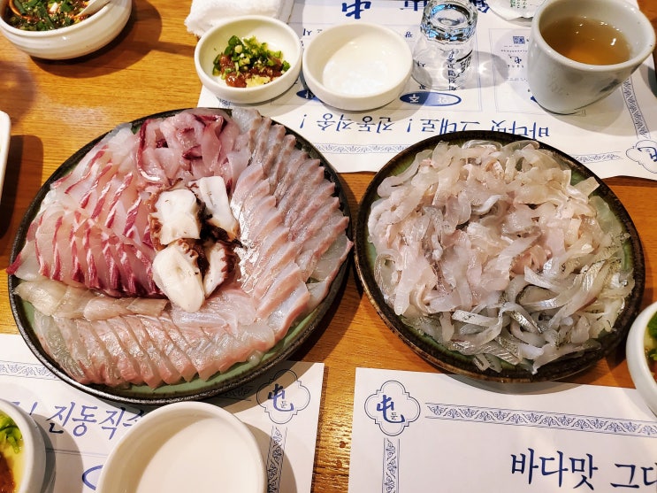  [맛집] 진동둔 횟집 @논현역 (#세꼬시회 #쫀득 #쫄깃 #회식 #모임 #고급진)