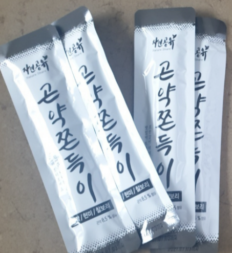  자연공유 곤약쫀드기 저칼로리 간식 후기