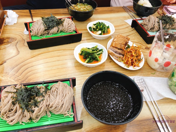  인천 구월동 청수옥 구월점 판모밀 냉모밀 맛집