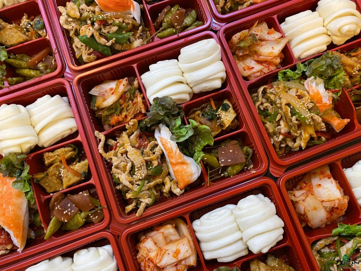  수원도시락 림과함께 아리아리도시락 꽃빵 중국음식 스타일