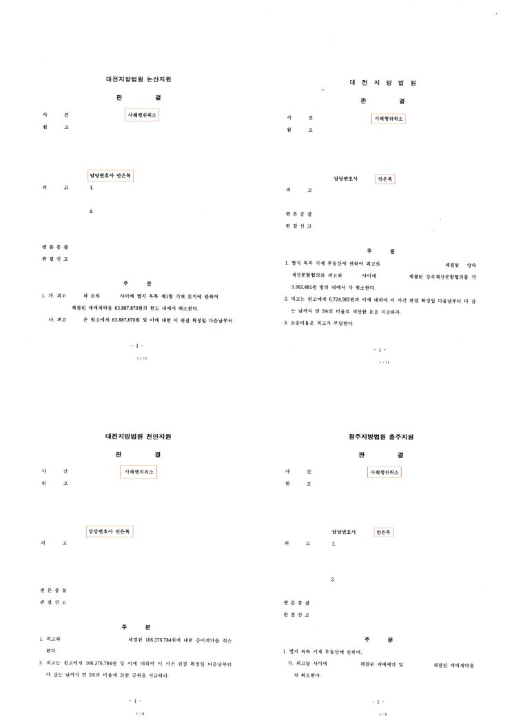  [승소사례 31/대전부동산전문변호사/사해행위취소변호사] 사해행위 취소 소송_사해행위, 사해의사에 관한 설명
