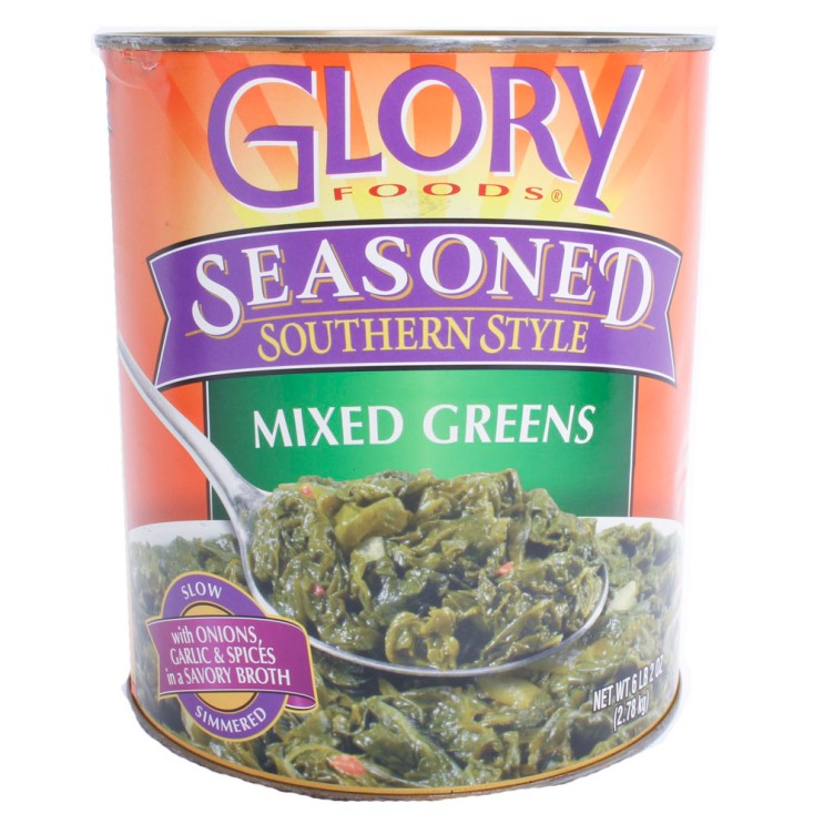 구매평 좋은 Glory Foods 시즌드 써던 스타일 믹스 그린 통조림, 2.78kg, 1개 ···