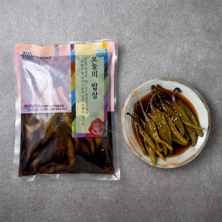 후기가 정말 좋은 오늘의밥상 간장고추, 1kg, 1팩 추천해요 후기가 정말 좋은 오늘의밥상 간장고추, 1kg, 1팩 추천해요
