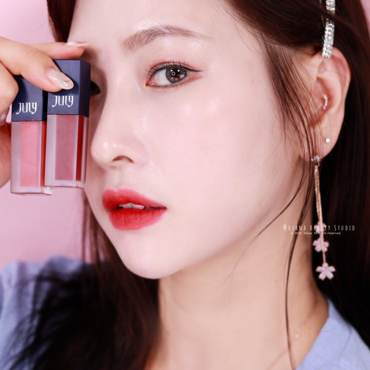 지속력 좋은 쿨톤 틴트 착색도 예쁜 제일리 라떼 벨벳 틴트 (핑크, 레드립) 지속력 좋은 쿨톤 틴트 착색도 예쁜 제일리 라떼 벨벳 틴트 (핑크, 레드립)