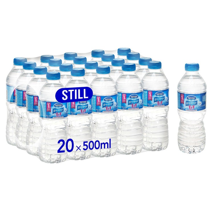 가성비갑 네슬레 퓨어라이프 생수 500ml x 40개, 1box 추천합니다