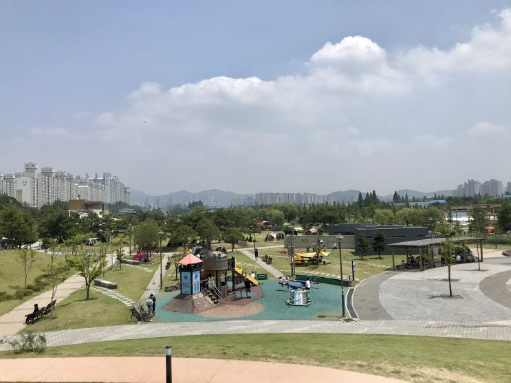 천안 가볼만한곳 텐트치고 놀기 좋은 신방공원