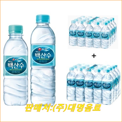 리뷰가 좋은 농심 백두산 백산수330ml(20개)+백산수500ml(20개), 40개, 330ml 추천합니다