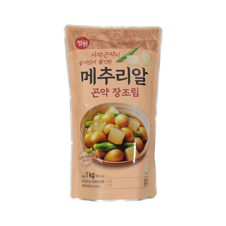 인지도 있는 정원 메추리알 곤약 장조림 1kg, 1개 추천합니다