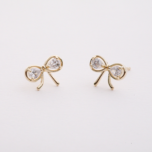 최근 많이 팔린 14K gold 라인 리본 이어링 ··· 최근 많이 팔린 14K gold 라인 리본 이어링 ···