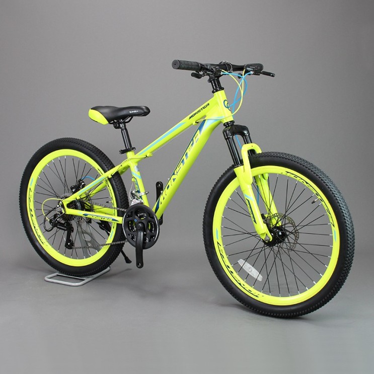 많이 찾는 오투휠스 몬스터 J24D 초등학생 자전거 알루미늄 24인치, 반조립, 24인치-네온라임 좋아요