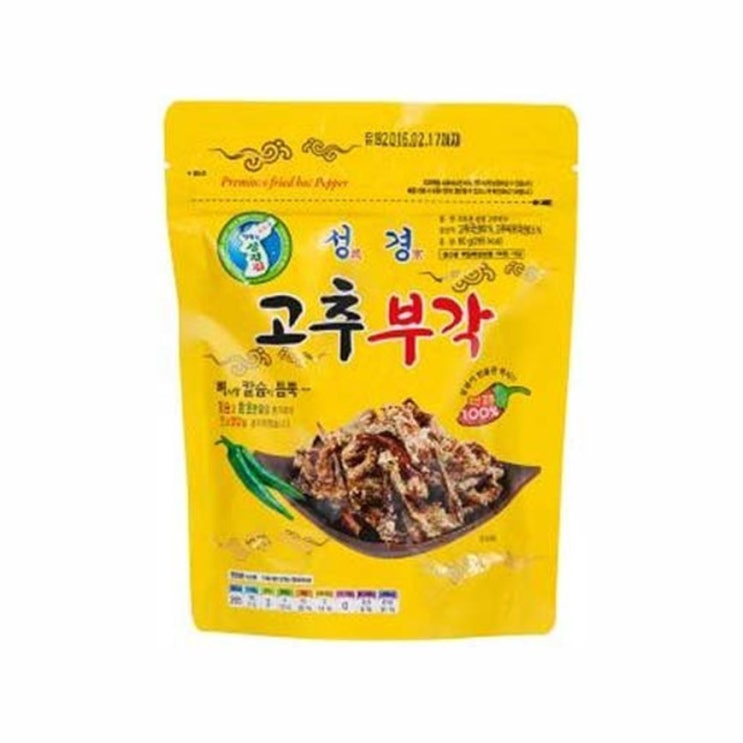 선호도 높은 지도표 성경김 고추부각 60g 3개 좋아요 선호도 높은 지도표 성경김 고추부각 60g 3개 좋아요