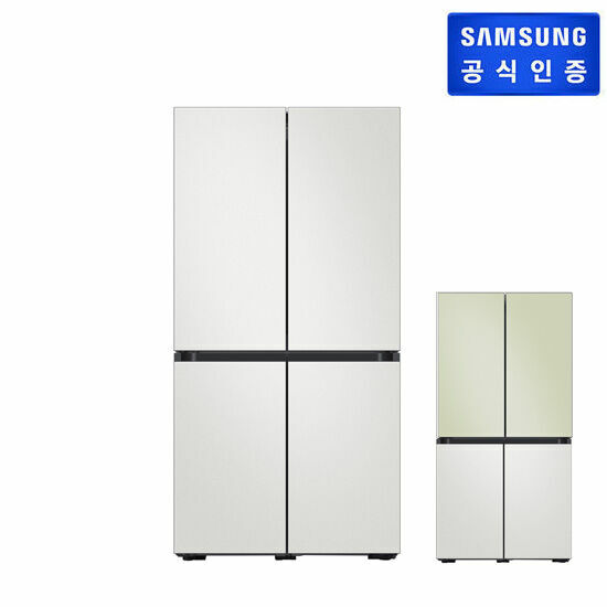인기 급상승인 삼성 비스포크 냉장고 5도어(코타)RF85A92K1AP+인덕션, 색상:코타펀그린+화이트 추천합니다