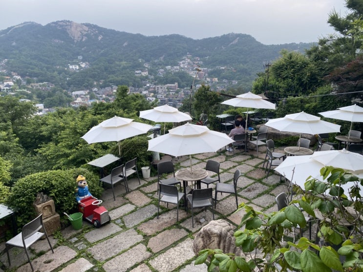  뷰맛집 부암동 산모퉁이 방문 후기 (커피프린스 촬영장소)