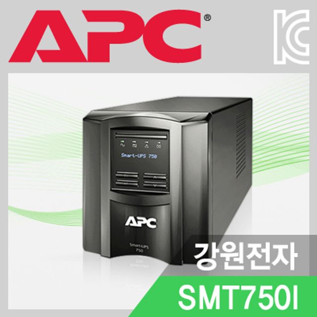 핵가성비 좋은 APC Smart UPS SMT750I 750VA 500W 무정전전원장치 소형UPS 가정용UPS 사무실UPS PC정전전원장치 파워정전, 1 ···