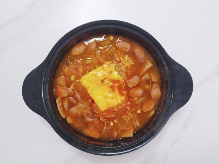 부대찌개 이거 하나면 한끼걱정 끝,부대찌개 만들기!!