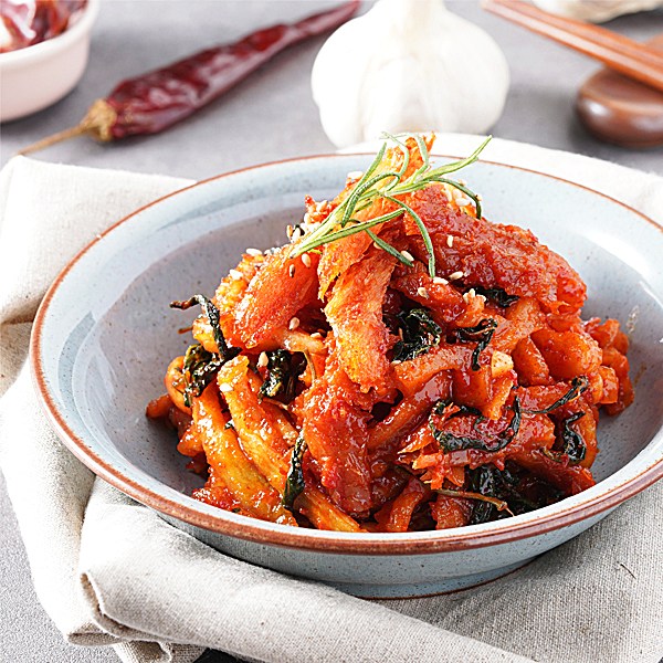 후기가 좋은 집밥명가 뜰안 황태 무말랭이 무침 반찬, 1팩, 400g 좋아요 후기가 좋은 집밥명가 뜰안 황태 무말랭이 무침 반찬, 1팩, 400g 좋아요