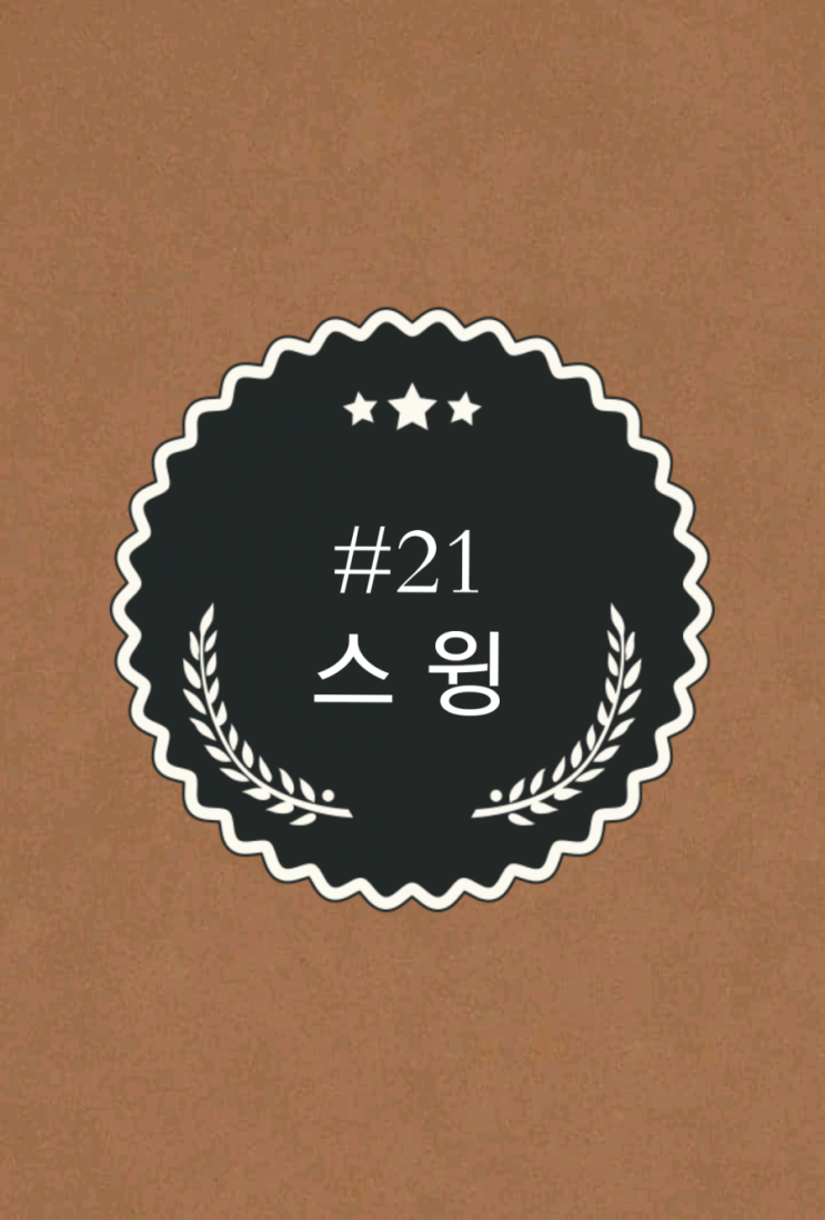  #21 [스 윙] 코인놀이터와 함께하는 코인상식