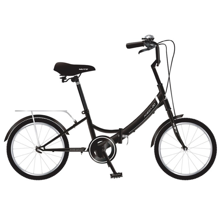 선호도 좋은 뮤트 아네사 지오닉스 7단 V브레이크 그립시프터 폴딩 접이식 자전거, 블랙 + 화이트 추천합니다
