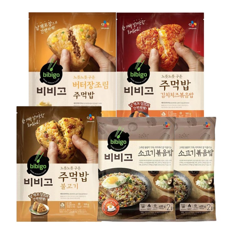 잘나가는 비비고주먹밥 (김치치즈+불고기+버터장조림) + 비비고볶음밥 (소고기2), 1세트 좋아요