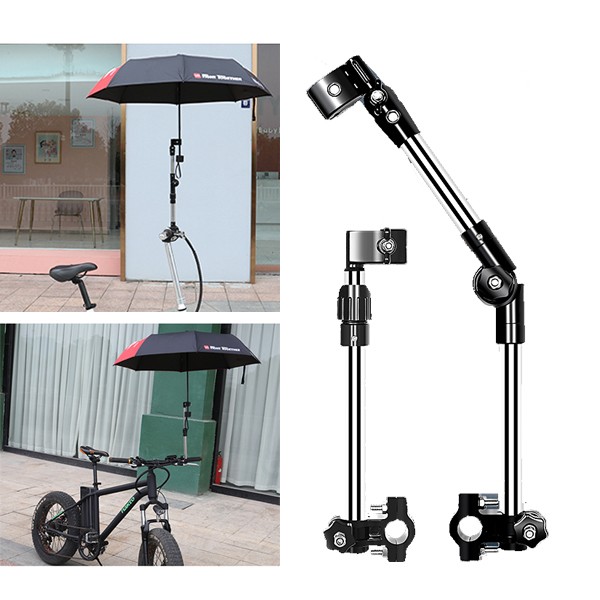 구매평 좋은 지니홀딩스 자전거 휠체어 유모차 양산 우산거치대 파라솔거치대 우산홀더 우산스탠드, 관절형 추천해요