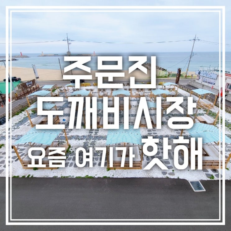 주문진 도깨비시장 떠오르는 핫플 오션뷰 카페 주문진 도깨비시장 떠오르는 핫플 오션뷰 카페