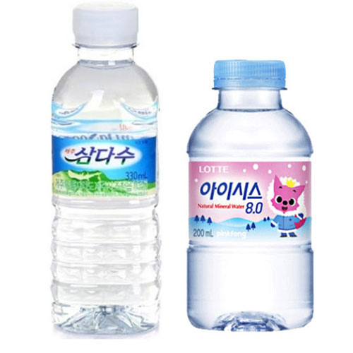 많이 팔린 제주 삼다수 330ml 20개 + 롯데 아이시스 200ml 20개, 40개 추천해요