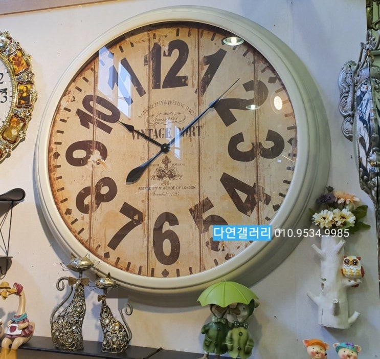 [다연갤러리] 충주 인테리어소품 인테리어 시계 벽시계 집들이선물 개업선물