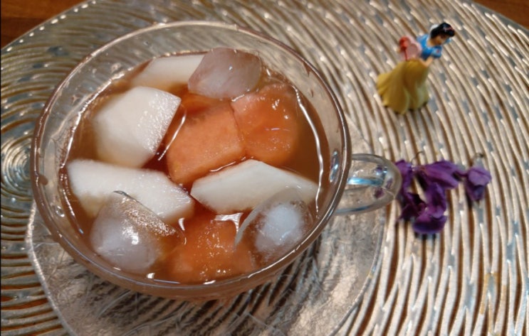오미자 수박 화채 만드는법 오미자청 수박 참외화채 여름음료 오미자효능