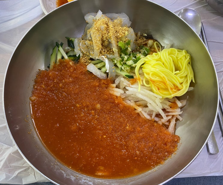  [울산 공업탑 맛집] 시원한 물회 맛집 '독도참가자미'