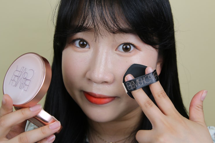  화장품쿠션 추천 웜톤 23호  한스킨 괜찮네