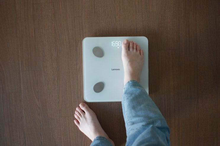 레노보 인바디 체중계, 체지방, 몸무게 소수점2자리까지 측정해보니