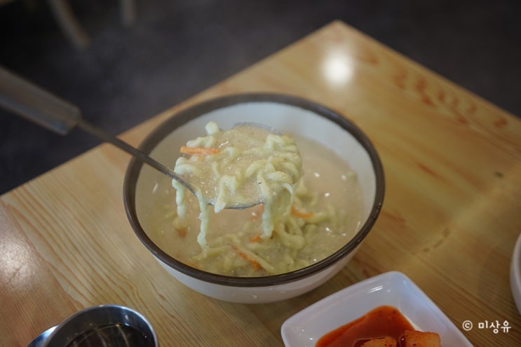  파주칼국수 맛있는 해밀애선인장칼국수