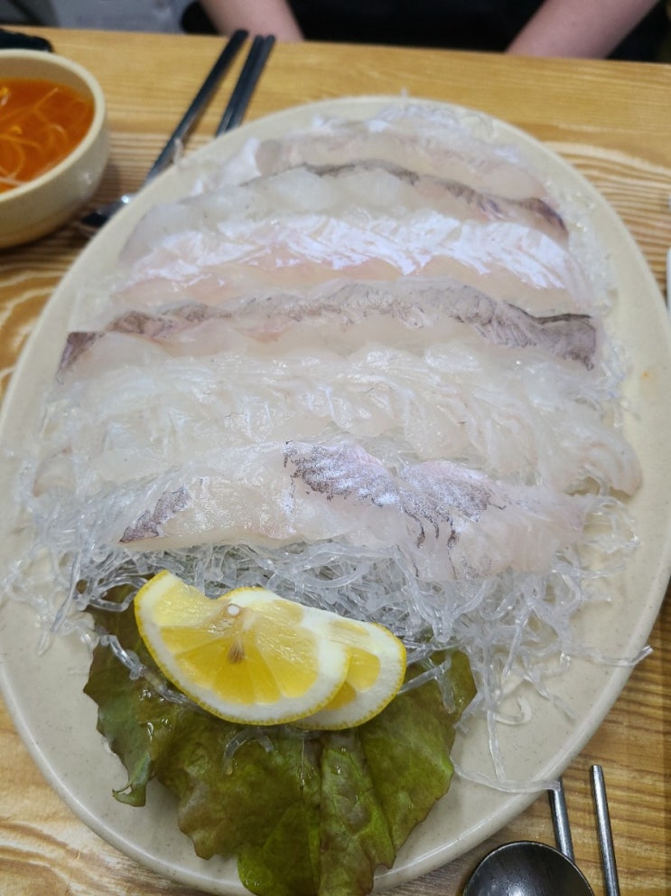  군자 맛집 술집 횟집 푸른바다회 방문 후기