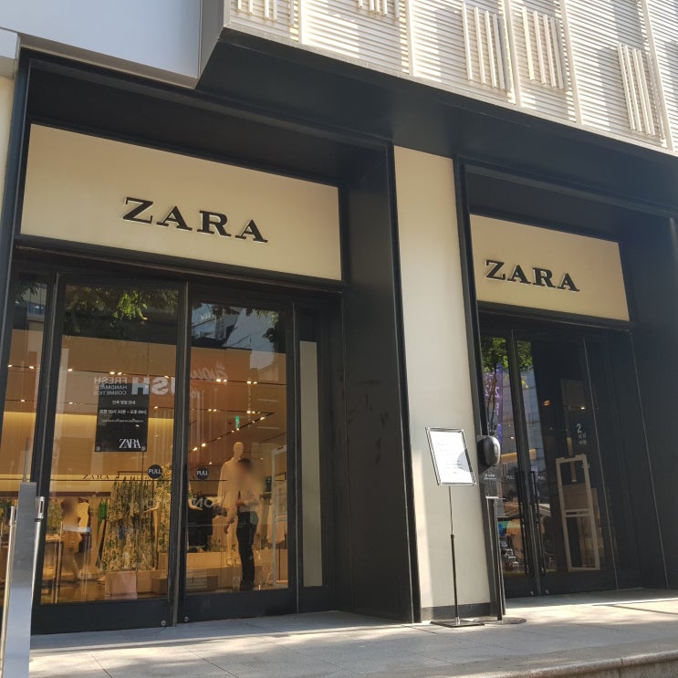  자라 ZARA 매장 명동 방문 후기
