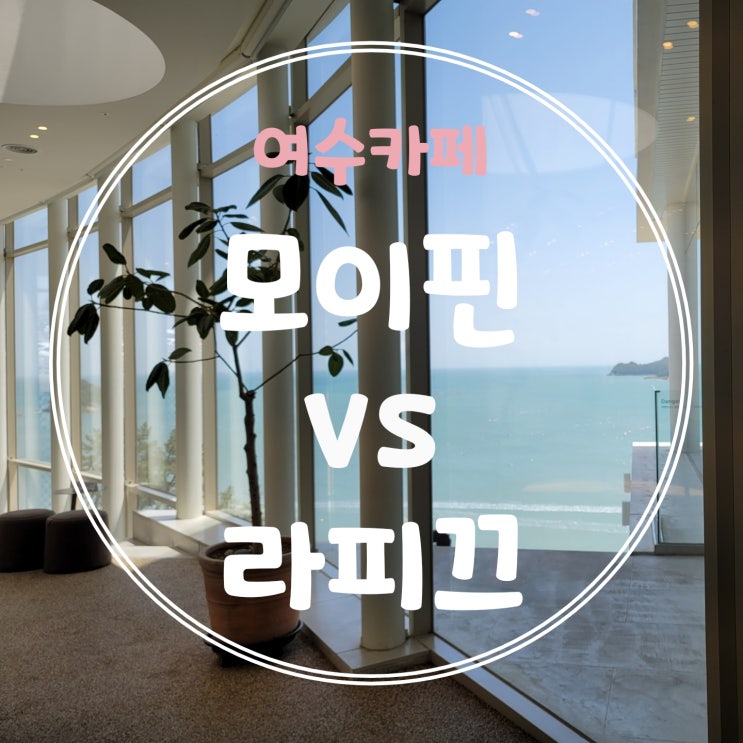  여수 대형 카페 모이핀 vs 라피끄, 노키존과 예스키즈존