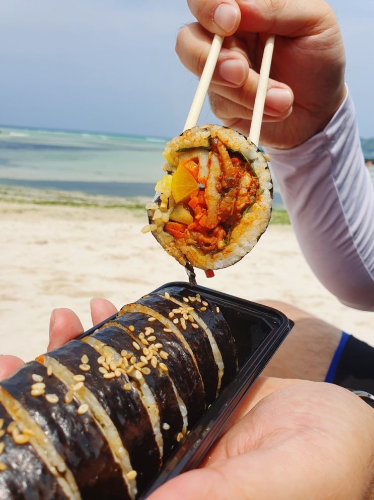  제주한달살기_정성식당 김밥....이건 찐이다