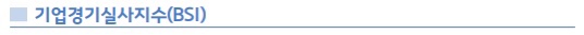 기업경기실사지수(BSI) 기업경기실사지수(BSI)