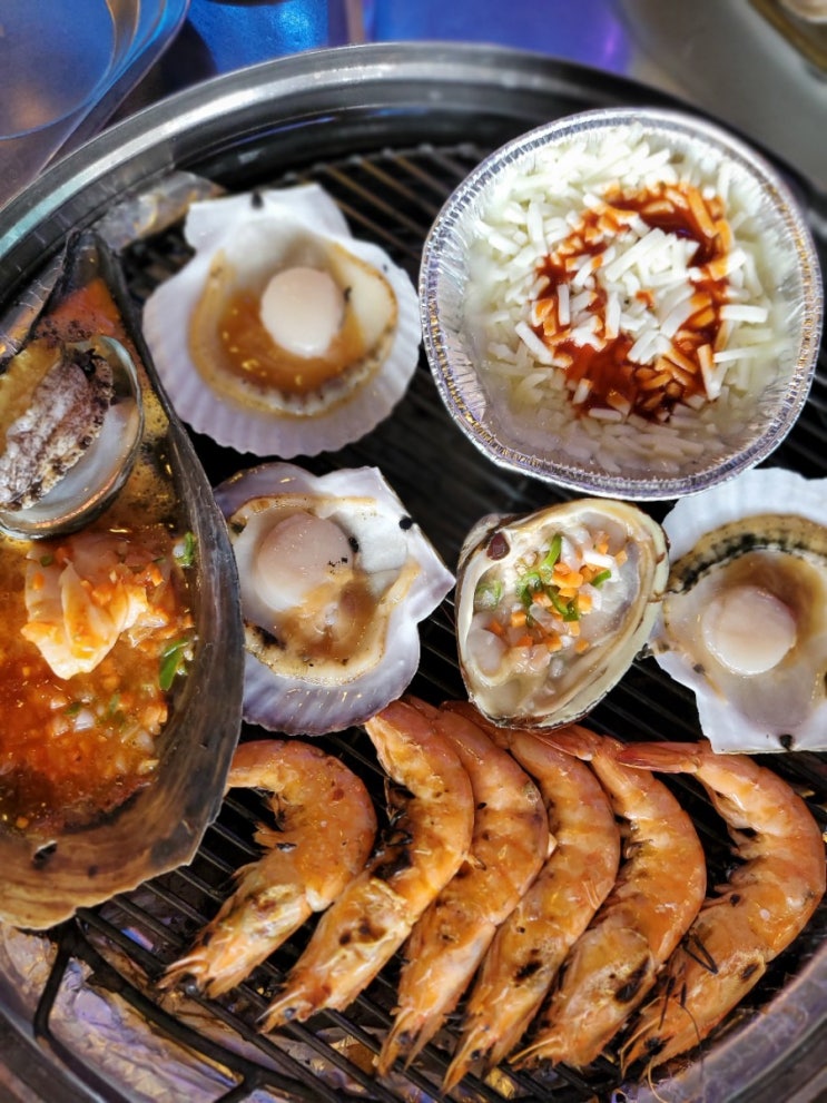  월미도 조개구이 맛집 대박 조개구이 메뉴 가격